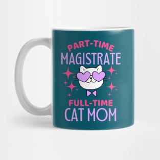 Funny Magistrate Mom Cat Mug